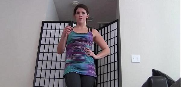  Let me give you a handjob in my hot white yoga pants JOI